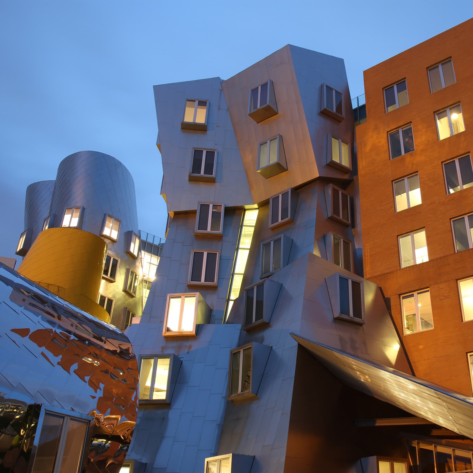 Modern university campus